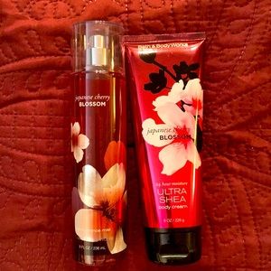 Body Spray and Body Lotion-Japanese Cherry Blossom SET. New
